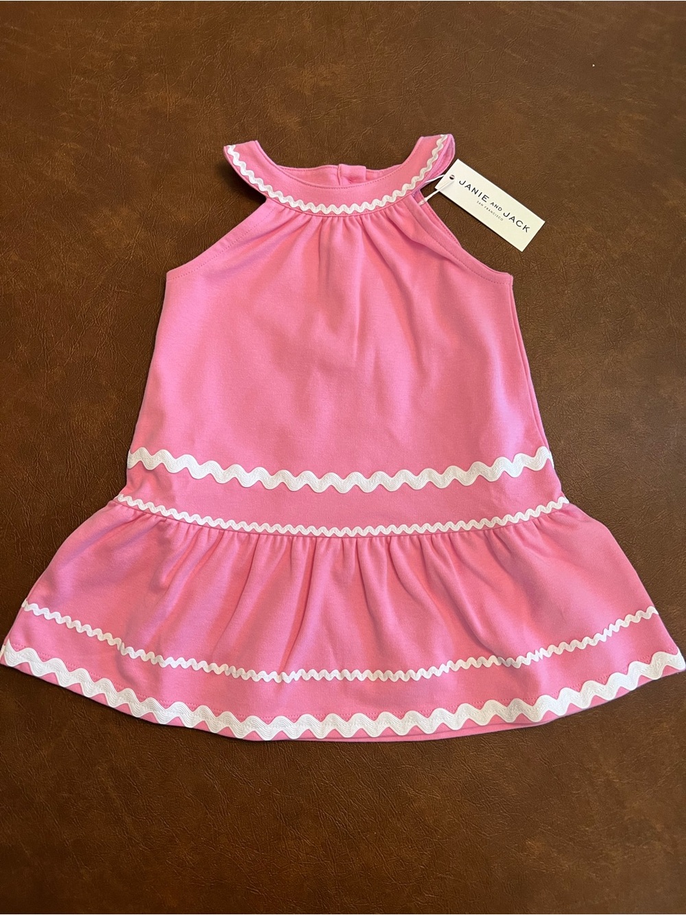 Janie and Jack Ric Rac Ponte Dress 2T NWT